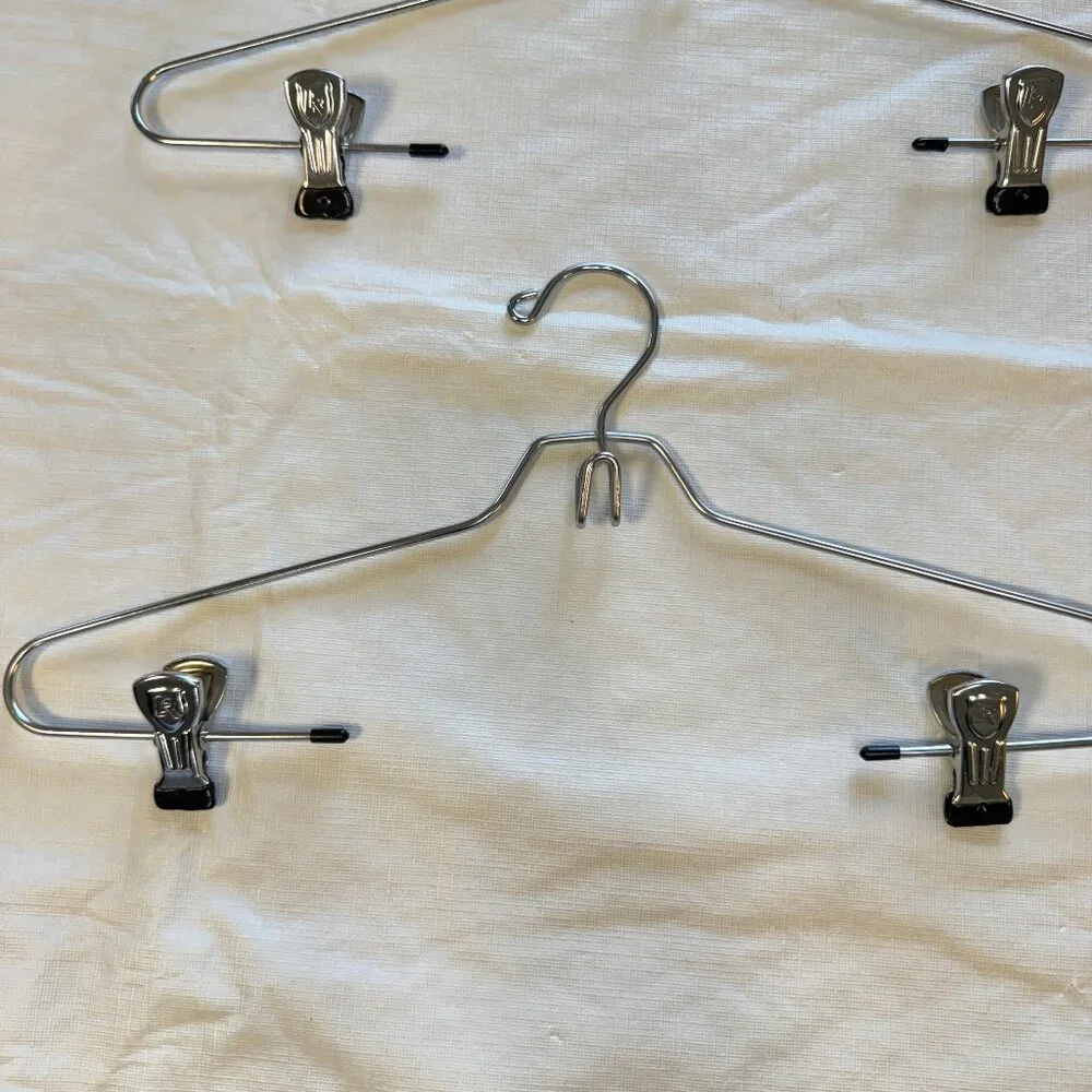 VGT Rubbermaid Metal Shirt Pant Skirt Clip Hangers Add-on Hook Stackable LOT 5